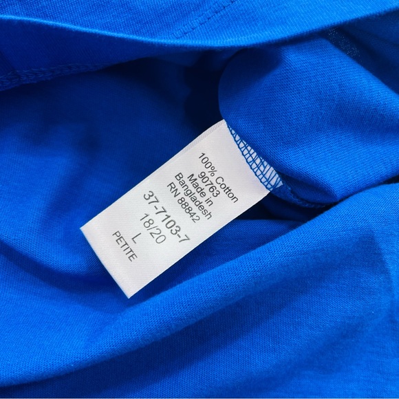 NWOT Woman within blue pullover top - Picture 12 of 15